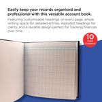 Exacompta Guildhall 10 Cash Columns Account Book 80 Pages 51/10 1330