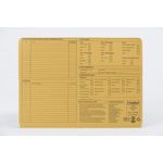 Exacompta Guildhall Pre-Printed Human Resources File 315gsm Yellow (Pack of 50) 211/1300Z