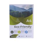 Exacompta Forever Recycled Polypropylene Cut Flush Folders A4 120 Micron PK100 - 58320E