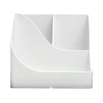 Exacompta Autentik Multi Compartment Pen Box White 69513D