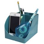 Exacompta Skandi Recycled Plastic PenWave Pen Pot Pacific Blue 69534D