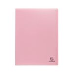 Exacompta Autentik Display Book 20 Pocket A4 Assorted Pack of 3 88239E