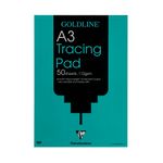 Clairefontaine Goldline Heavyweight Tracing Pad 112gsm 50 Sheets A3 GPT3A3