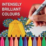 Sharpie Permanent Markers Fine Colouring Pens Assorted (Pack of 18) 2223752