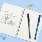 PaperMate Flexgrip Ultra Ballpoint Pen Medium Blue (Pack of 12) S0190153