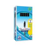 PaperMate Flexgrip Ultra Retractable Ballpoint Pen Medium Black (Pack of 12) S0190393
