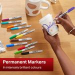Sharpie Permanent Marker Fine Red (Pack of 12) S0810940