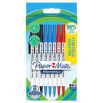 PaperMate Kilometrico Ballpoint Pen Medium 1.0mm Assorted (Pack of 8) 2187680