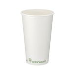Go-Pak Single Wall Coffee Cup PLA Lined 16oz White (Pack of 1000) B01024