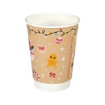 Go-Pak Double Wall Christmas Icons Hot Cup 12oz Pack of 500 XQ04133XM