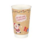 Go-Pak Double Wall Christmas Icons Hot Cup 16oz Pack of 500 XQ04144XM