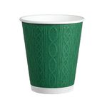 Go-Pak Embossed Xmas Jumper Cup 10oz Assorted Pack of 500 XD04073XM
