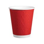 Go-Pak Embossed Xmas Jumper Cup 10oz Assorted Pack of 500 XD04073XM