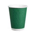 Go-Pak Embossed Xmas Jumper Cup 12oz Assorted Pack of 500 XD04084XM