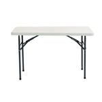 Hoya steel framed table with blow moulded top - 1220 wide