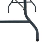 Hoya steel framed table with blow moulded top - 1830 wide