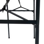 Hoya steel framed table with blow moulded top - 1830 wide