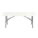 Hoya steel framed table with blow moulded top - 1830 wide