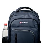 Monolith 15.6 Inch Business Commuter Laptop Backpack USB/Headphone Port Navy Blue 9114B