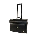 Monolith Leather Look Rolling Pilot Case PVC Black 2179