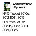 HP 912 Original Ink Cartridge 2.93/8.29-ml CMYK 4-pack 6ZC74AE
