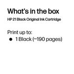 HP 21 Original Ink Cartridge 5-ml Black C9351AE