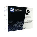 HP 55X Original LaserJet Toner Cartridge High Yield Black CE255X