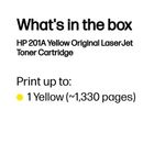 HP 201A Original LaserJet Toner Cartridge Yellow CF402A