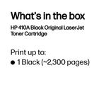 HP 410A Original LaserJet Toner Cartridge Black CF410A