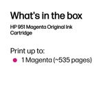HP 951 Original Ink Cartridge 8-ml Magenta CN051AE
