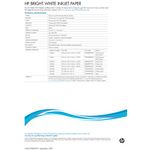 HP Designjet Plotter Paper 841mm x 45.7m Roll 90gsm Bright White Q1444A