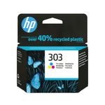 HP 303 Original Ink Cartridge 4-ml Tri-color T6N01AE
