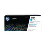 HP 212X Original LaserJet Toner Cartridge High Yield Cyan W2121X