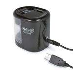 Rapesco USB Electric Pencil Sharpener Black 1449