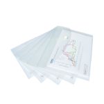 Rapesco Eco Recycled Popper Wallet A5 Clear (Pack of 5) 1588