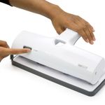 Rapesco ALU 40 Heavy Duty 4 Hole Punch White 1324