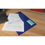 Rapesco Eco Recycled ID Popper Wallet A4 Assorted Bright Solid (Pack of 5) 0701