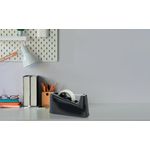 Rapesco Germ-Savvy 500 Tape Dispenser Heavy Duty Black RPTD500B