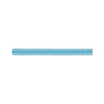 Helix Shatterproof Ruler Gridded 45cm/18inch Blue Pack of 10