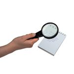 Helix Illuminated Magnifying Glass Hand Held 75mm Black MN1025