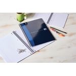 Oxford My Notes Card Cover Wirebound Notebook 100 Pages A4 Blue (5 Pack) 400020193