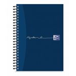 Oxford My Notes Card Cover Wirebound Notebook 100 Pages A5 Blue (5 Pack) 400020197