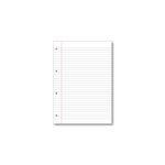 Hamelin 8mm Ruled/Margin Refill Pad A4 80 Sheet (Pack of 5) 400127657
