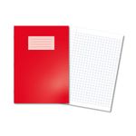 Hamelin Oxford Exercise Book 10mm Squared 80 Page A4 Red (Pack of 50) 400148974