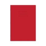 Hamelin Handwriting Book 4/16mm Lined 80Pg A4 Red Pack of 50 400185756
