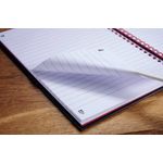 Oxford Black N Red Hardback Wirebound Notebook 140 Pages A4 (Pack of 2) 400194794