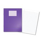 Hamelin Oxford Exercise Book 8mm Lined 80 Page 229x178mm Purple (Pack of 100) 400136123