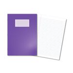 Hamelin Oxford Exercise Book 8mm Lined 80 Page A4 Purple (Pack of 50) 400136169