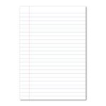 Hamelin Oxford Exercise Book 12mm Lined 80 Page A4 Red (Pack of 50) 400136200