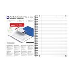 Oxford Oceanis Wirebound Notebook Ruled A5 Black 400180064